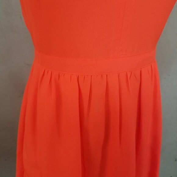 NWT J.Crew orange dress women's size 0 (F4-8) - Picture 8 of 8